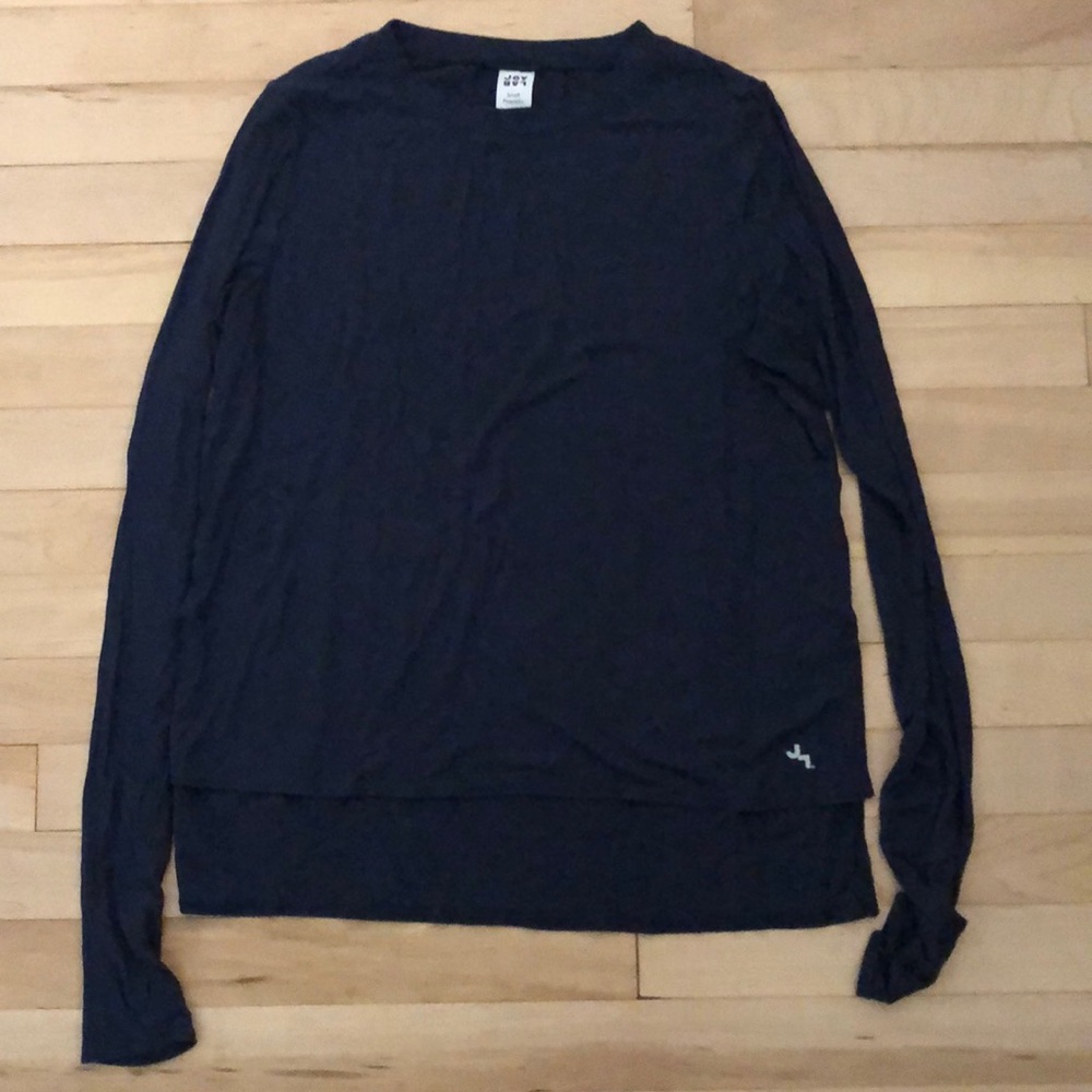 Navy ribbed shirt